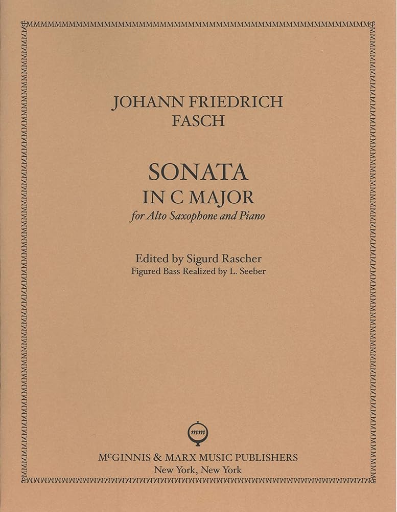 Amazon.com: Fasch: Sonata in C Major (arr. for alto sax